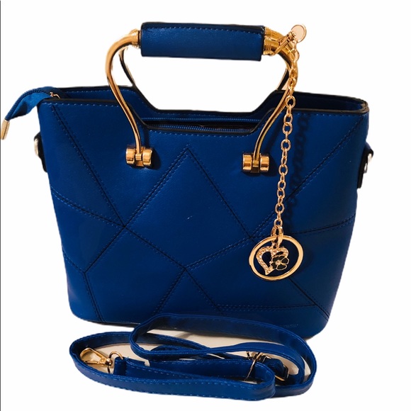 women's blue handbags